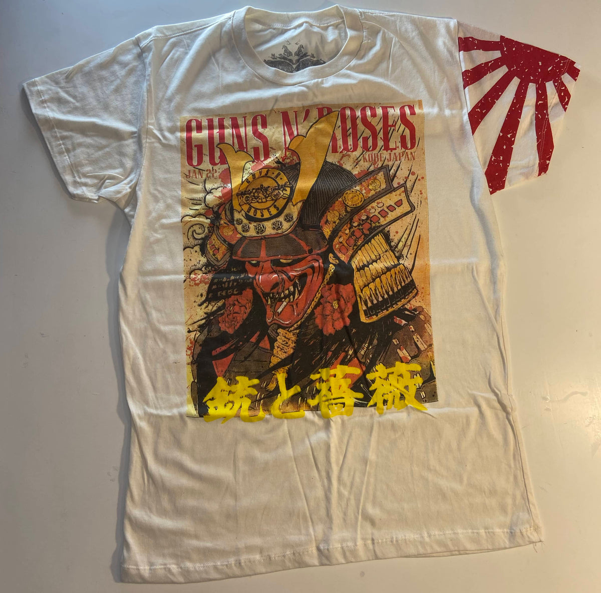 Guns N' Roses 日本2017ツアー Tシャツ ビッグサイズ ガンズアンドローゼス 2017 ツアーTシャツ 両面プリント