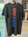 NASA Japanese Logo T-Shirt (Black) - Intergalactic Records