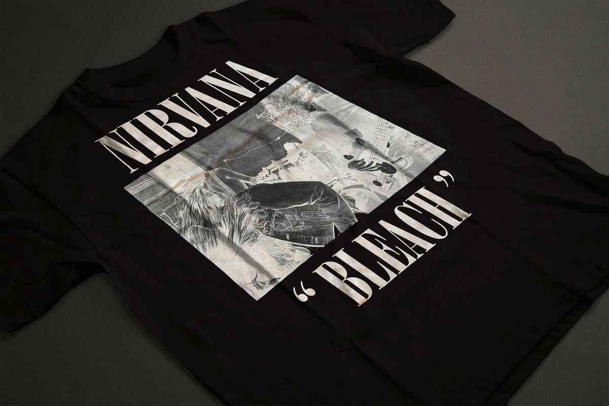NIRVANA BLEACH Tシャツ ブラック Officially Licensed) Nirvana Bleach T Shirt | eBay