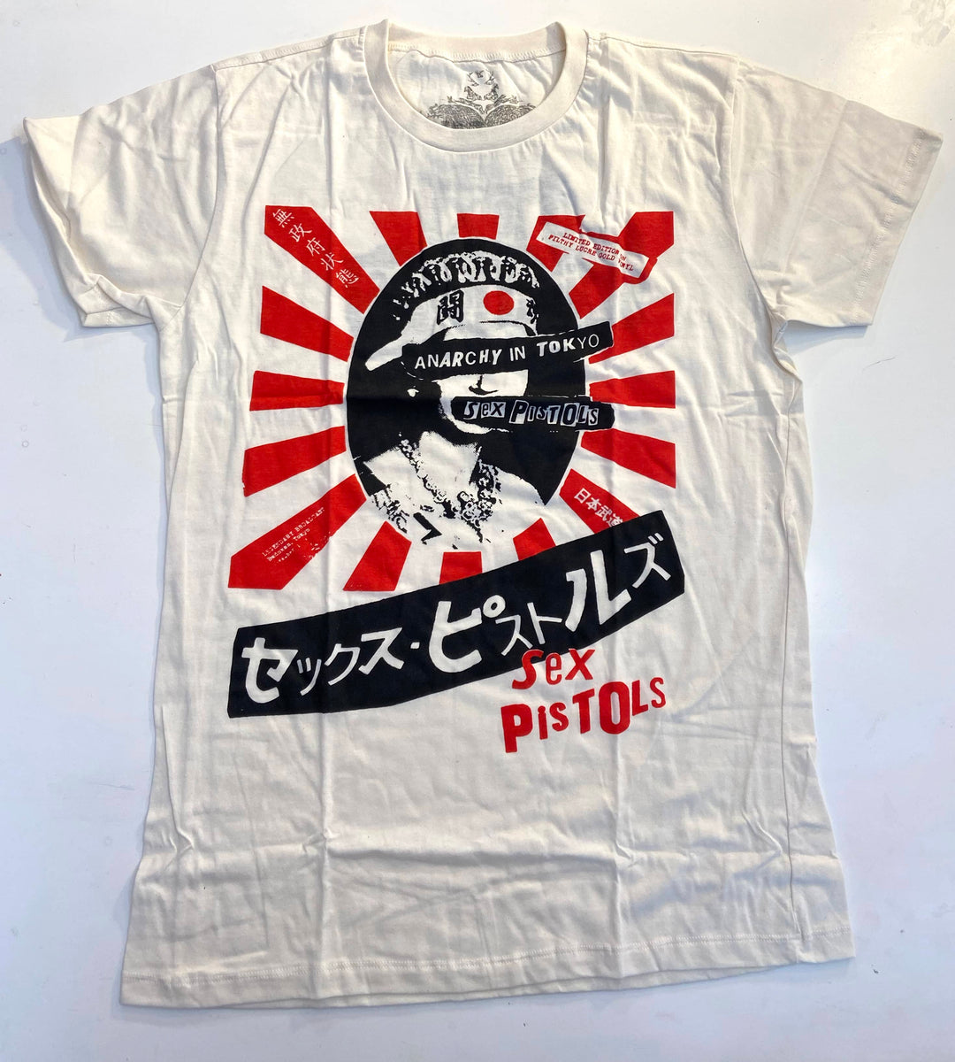 Sex Pistols - Anarchy In Tokyo T-Shirt (Japanese Print Cream