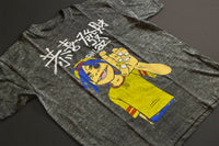 Gorillaz - 2D Grey T-Shirt (Japanese Print) (Heathered Grey Slim Fit) - Noise In Stereo