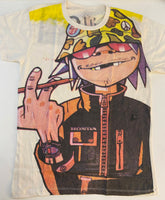Gorillaz - 2D Honda Oversized Print T-Shirt - Noise In Stereo