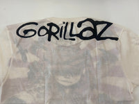 Gorillaz - Murdoc Rising Sun (Cream White Oversized Print) T-Shirt - Noise In Stereo