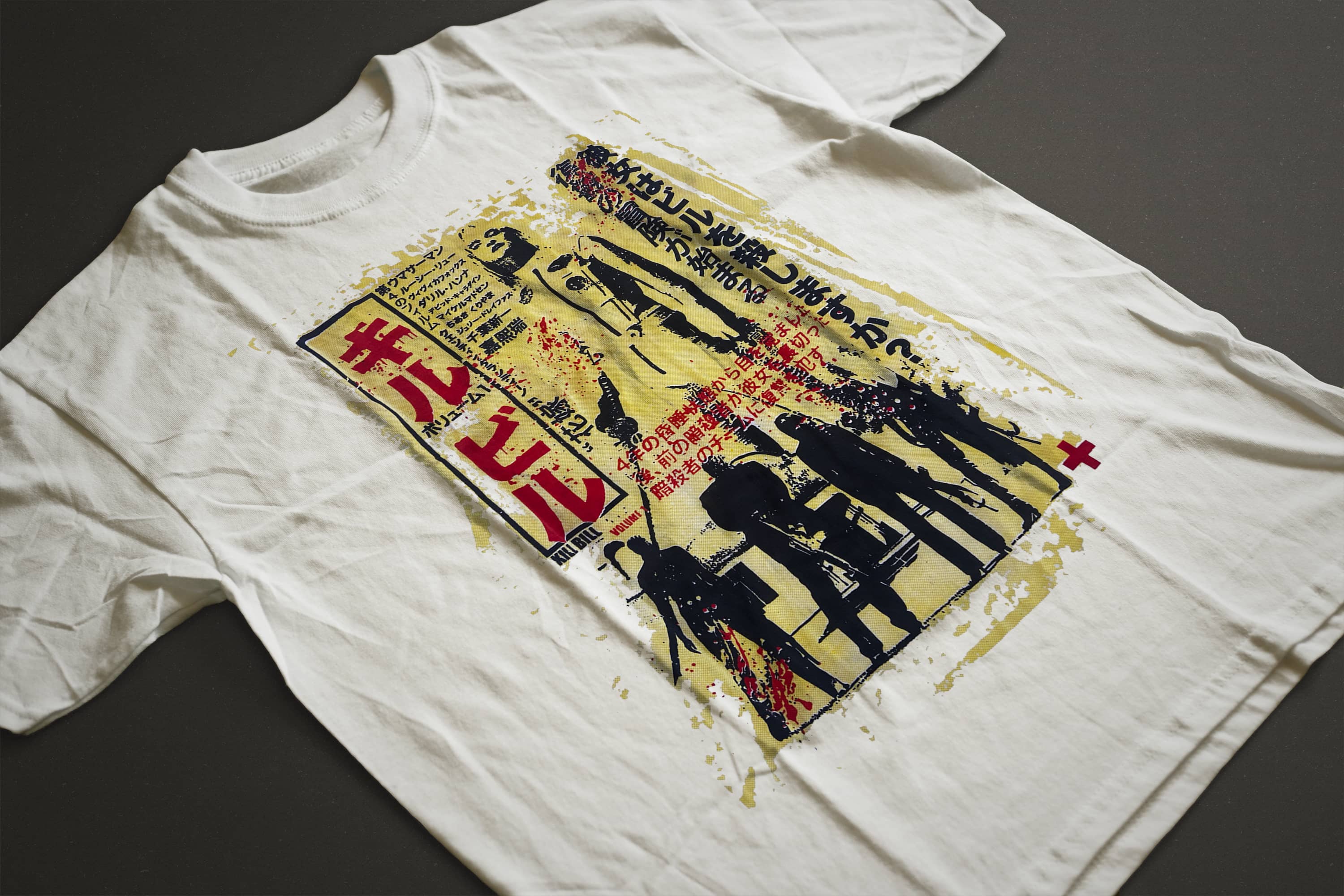 Kill Bill Vol. 1 - Japanese Logo Poster T-Shirt (Unisex Cream
