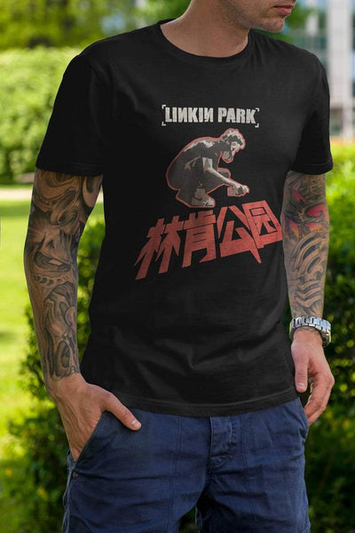 Linkin Park Japanese Logo T-Shirt (Black) - Intergalactic Records