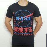 NASA Japanese Logo T-Shirt (Black) - Intergalactic Records
