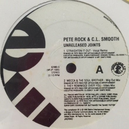 Pete Rock & C.L. Smooth - Unreleased Joints (12