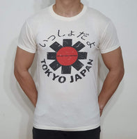 Red Hot Chili Peppers Tokyo Japan T-Shirt (White) - Intergalactic Records