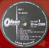 The Beatles - Help! (LP, Album, Red) - Noise In Stereo