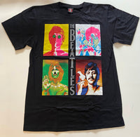 The Beatles - Psychedelic T-Shirt (Black) - Noise In Stereo