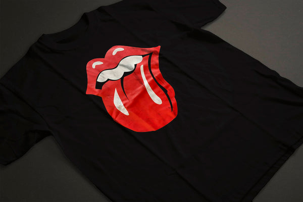 The Rolling Stones - Tongue Logo 94 T-Shirt (Black) - Noise In Stereo